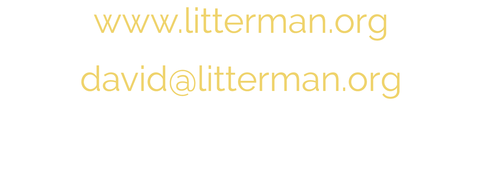 www litterman org david litterman org